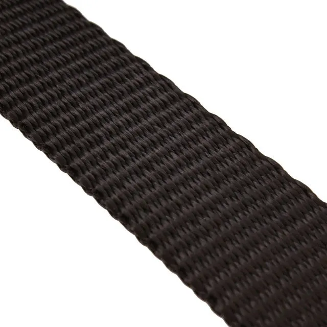 1" x 300' 4.5K Polyester Cargo Webbing - Black