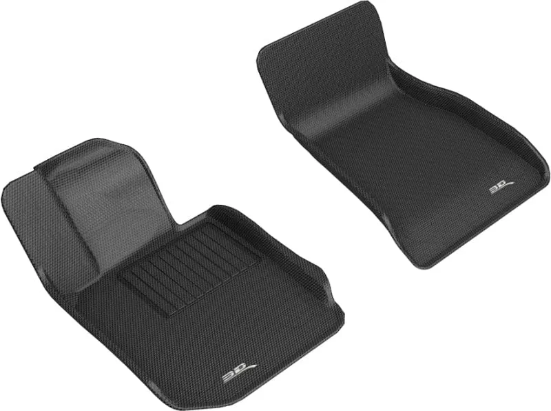 3D MAXpider 2019-2020 BMW 3 Series (G20) Kagu 1st Row Floormat - Black