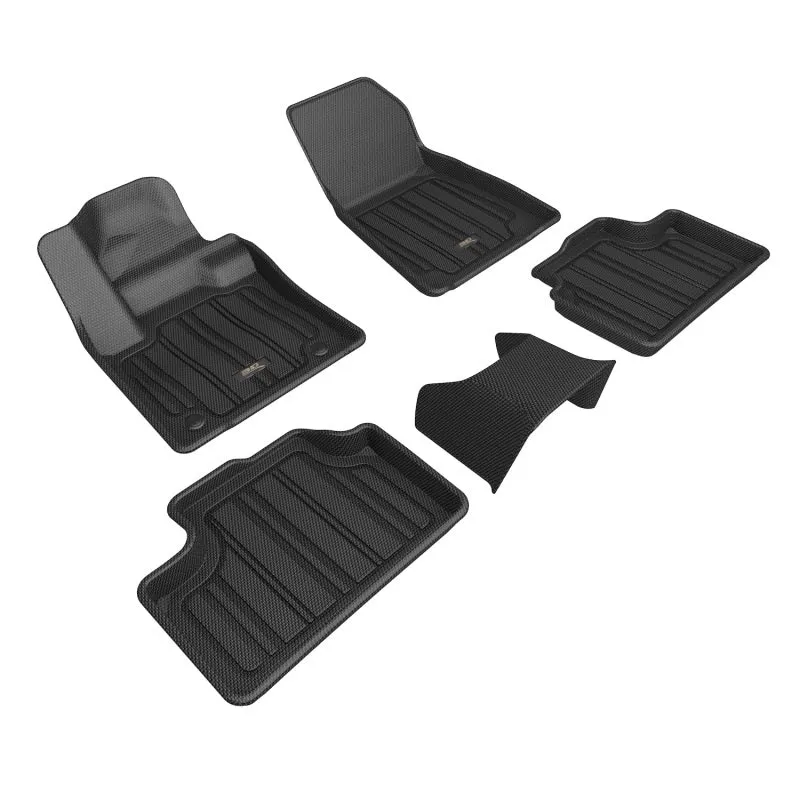 3D Maxpider 2023  Volvo C40 Recharge Elitect Floor Mat- Black R1 R2 R3