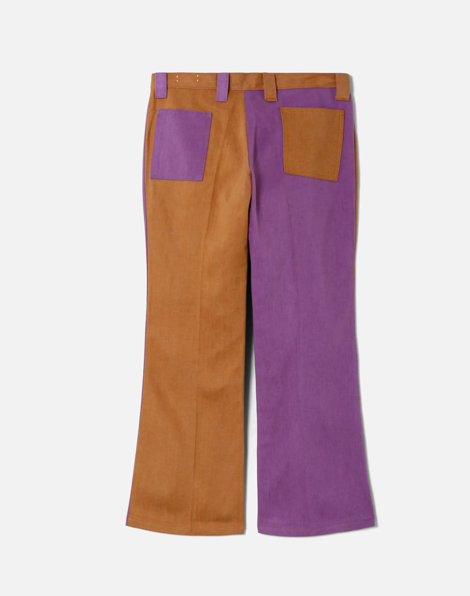 70s Color Block Patch Pants