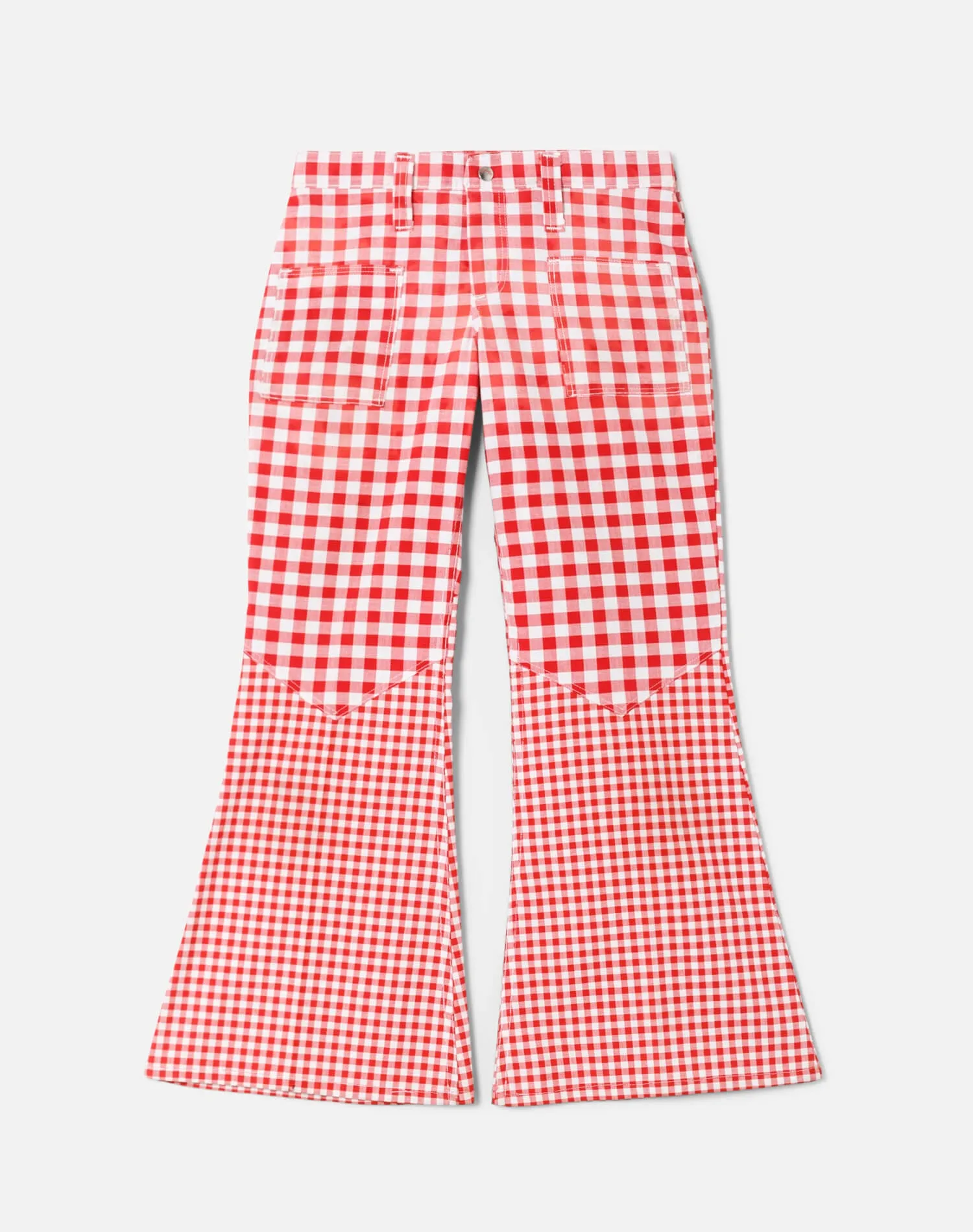 70s Peter Max Wrangler Gingham Pants