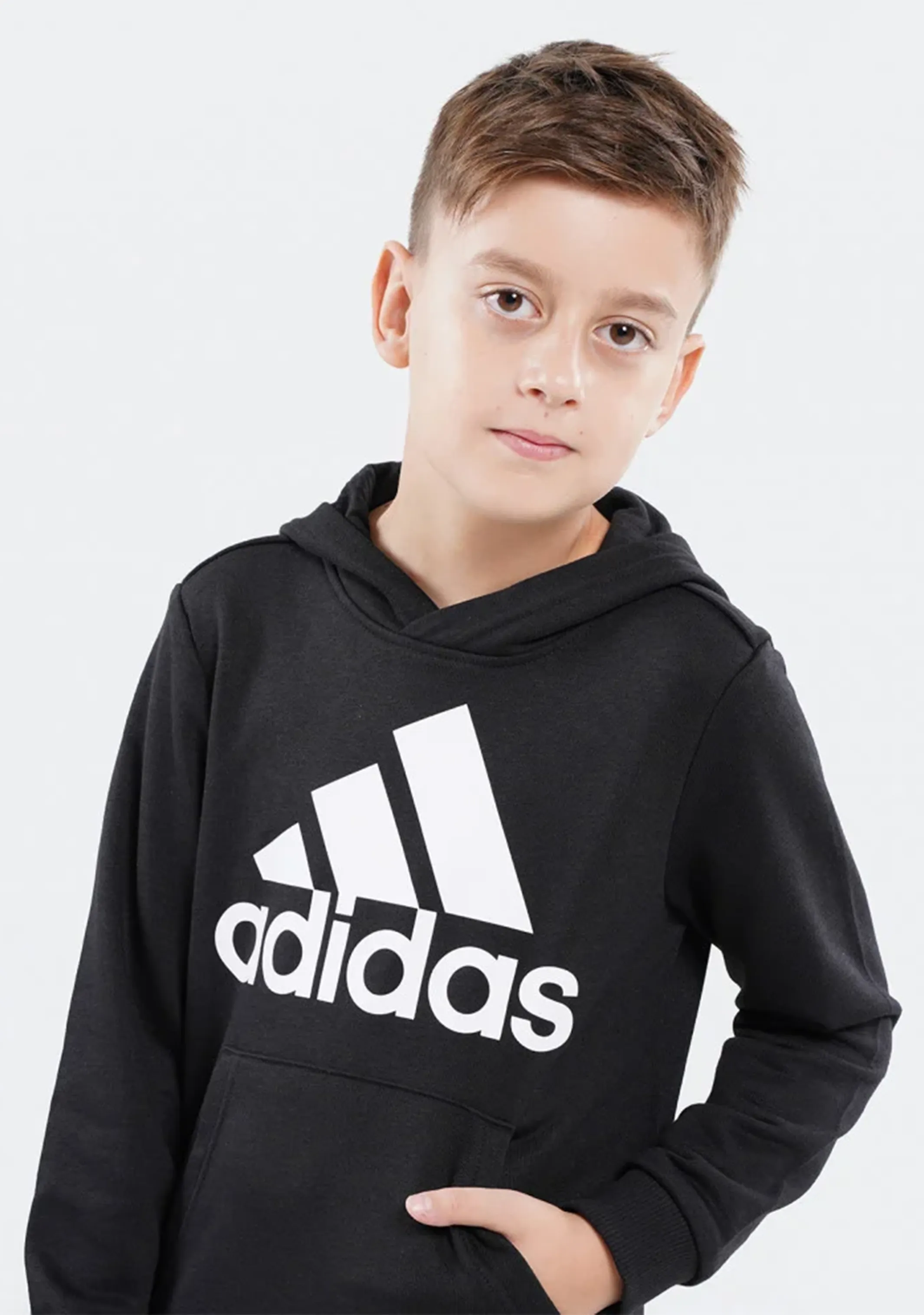 Adidas Junior Essentials Logo Hoodie <br> GN4027