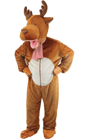 Adult Cuddly Reindeer Costume