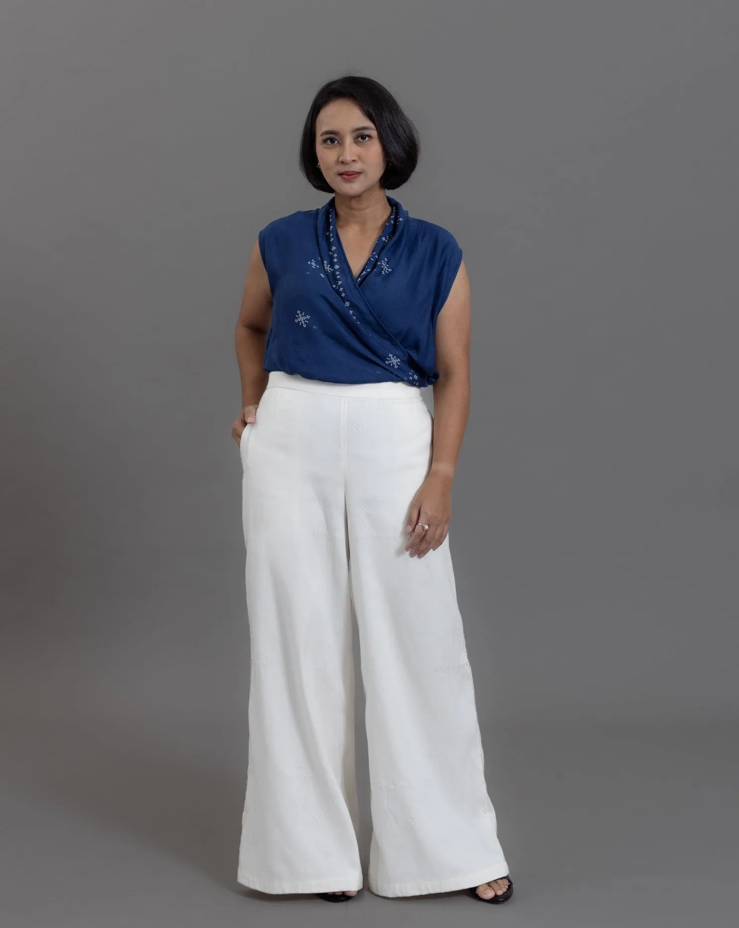 ANGKASA Jacquard - Palazzo Pants