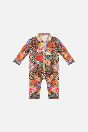 BABIES ROMPER WITH COLLAR HEIRLOOM ANTHEM