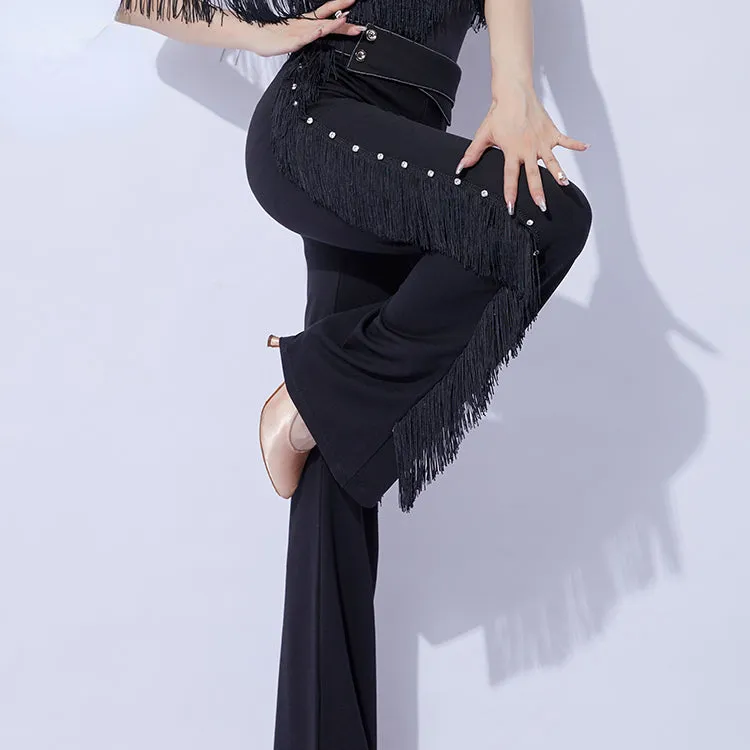 Ballroom/ Latin Tassel Straight Pants