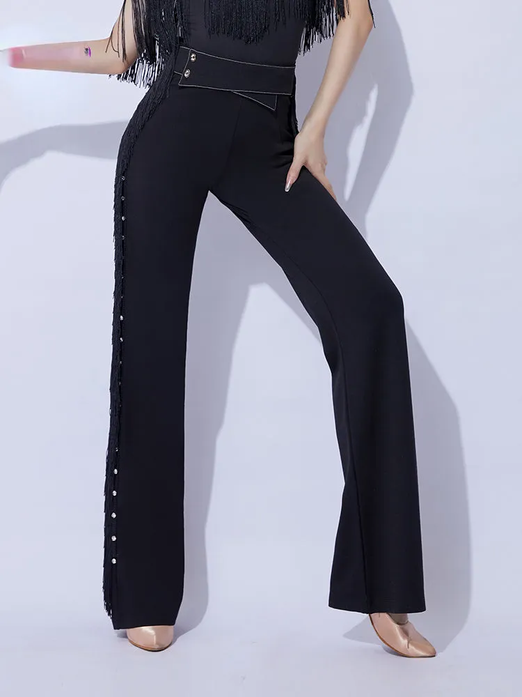 Ballroom/ Latin Tassel Straight Pants