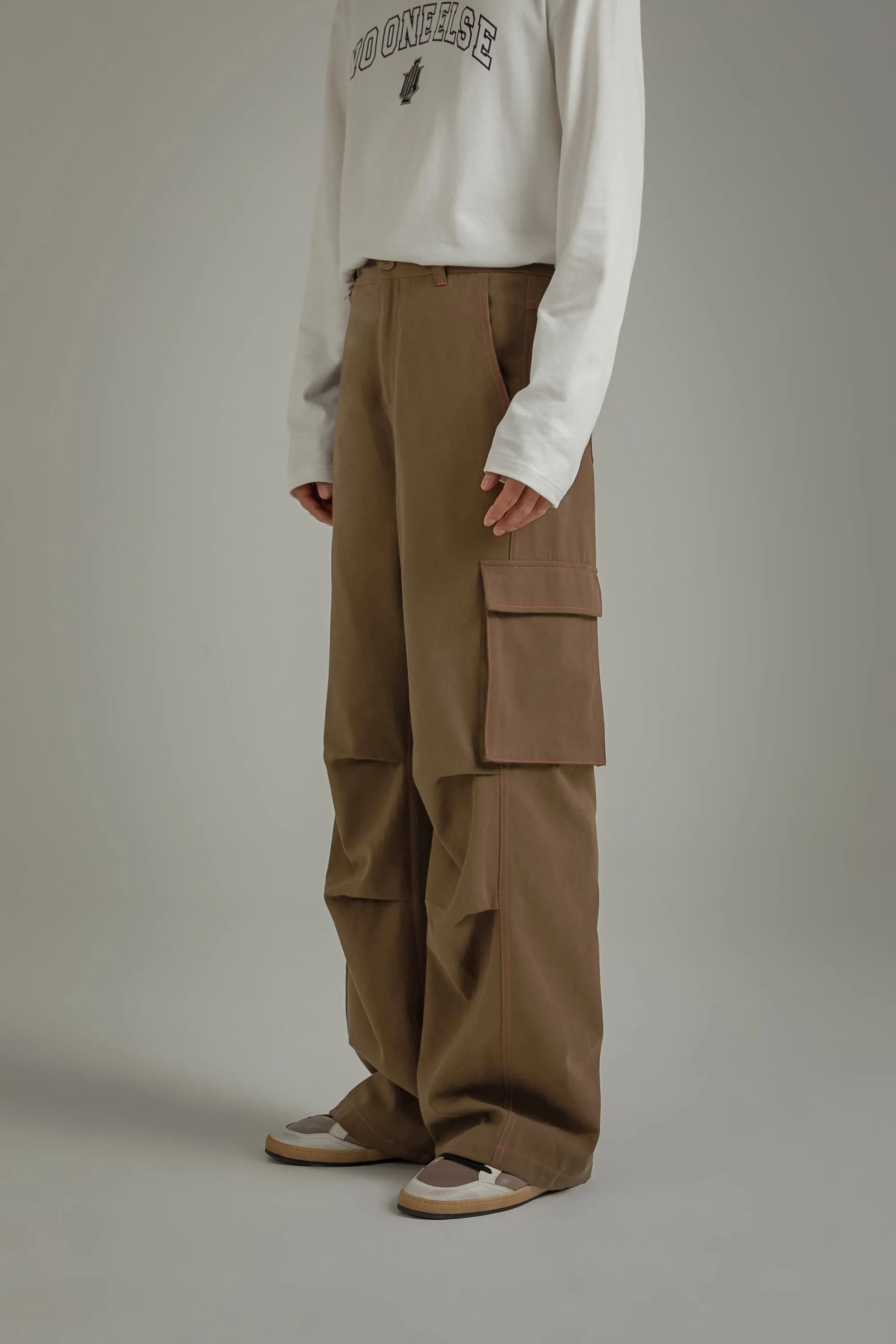 Basic Wide Cargo Pants