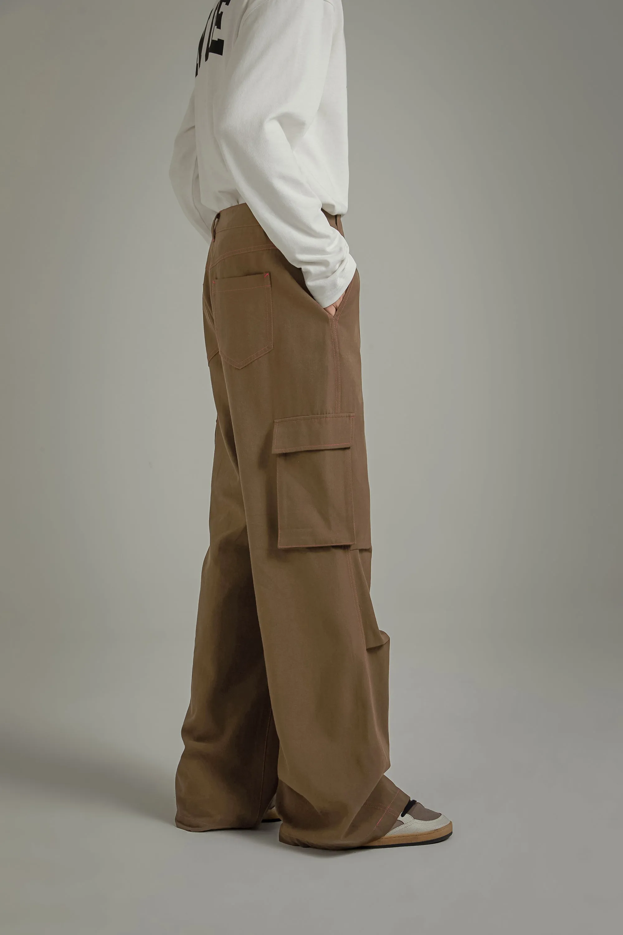 Basic Wide Cargo Pants