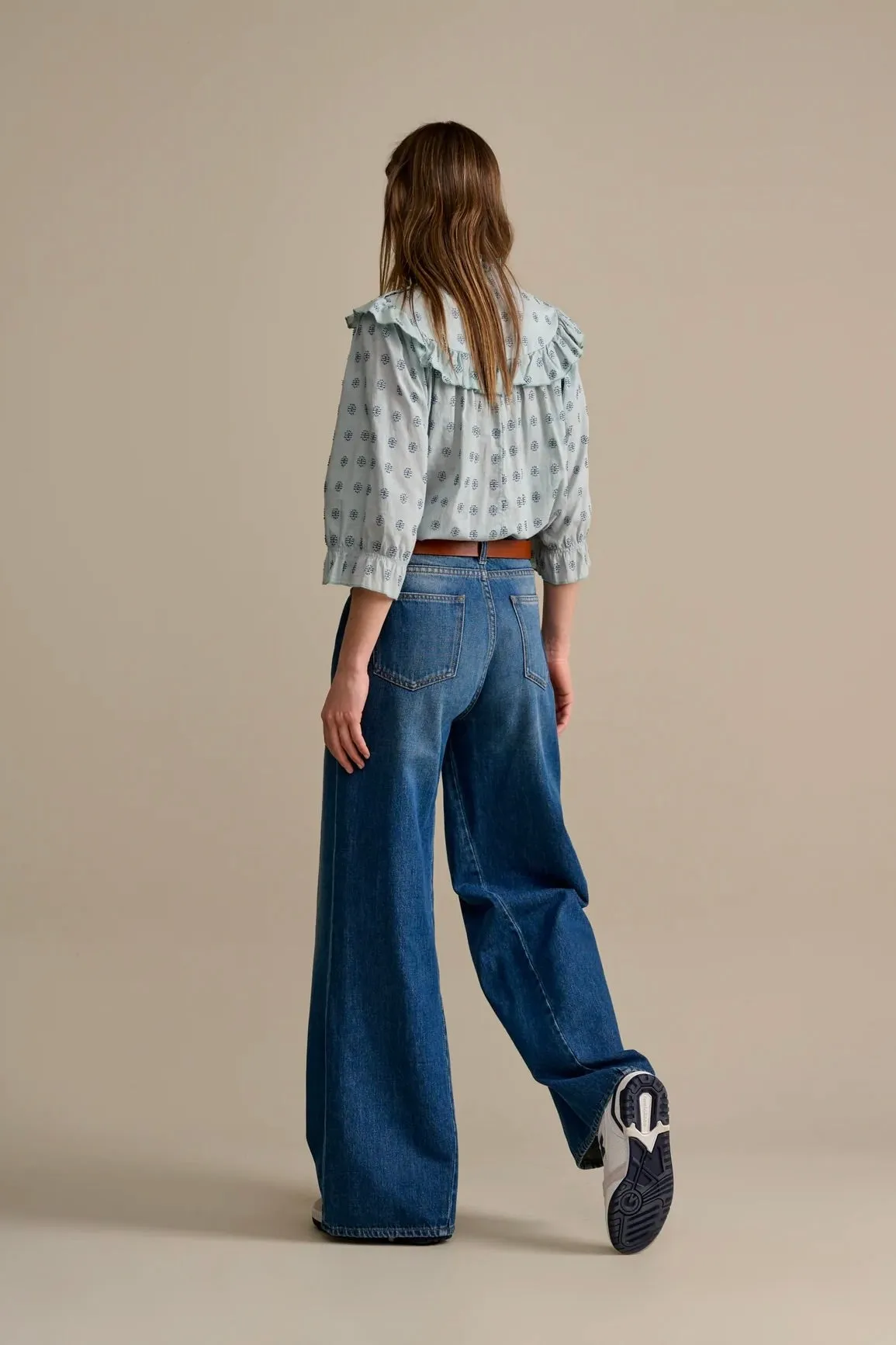 Bellerose- Priscila Jeans: Used Blue