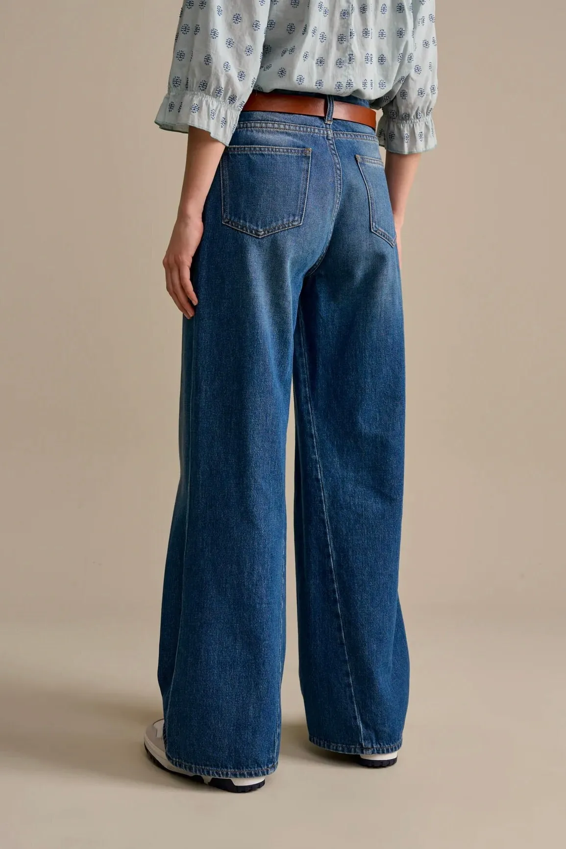 Bellerose- Priscila Jeans: Used Blue