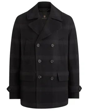 Belstaff Milford Wool Cashmere Blend Peacoat - Grey