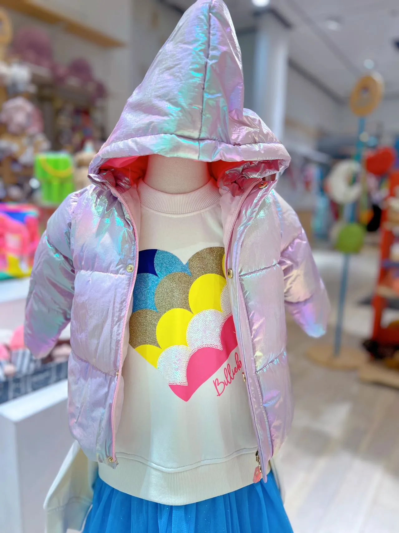 Billieblush Baby Zip-up Hooded Puffer Jacket