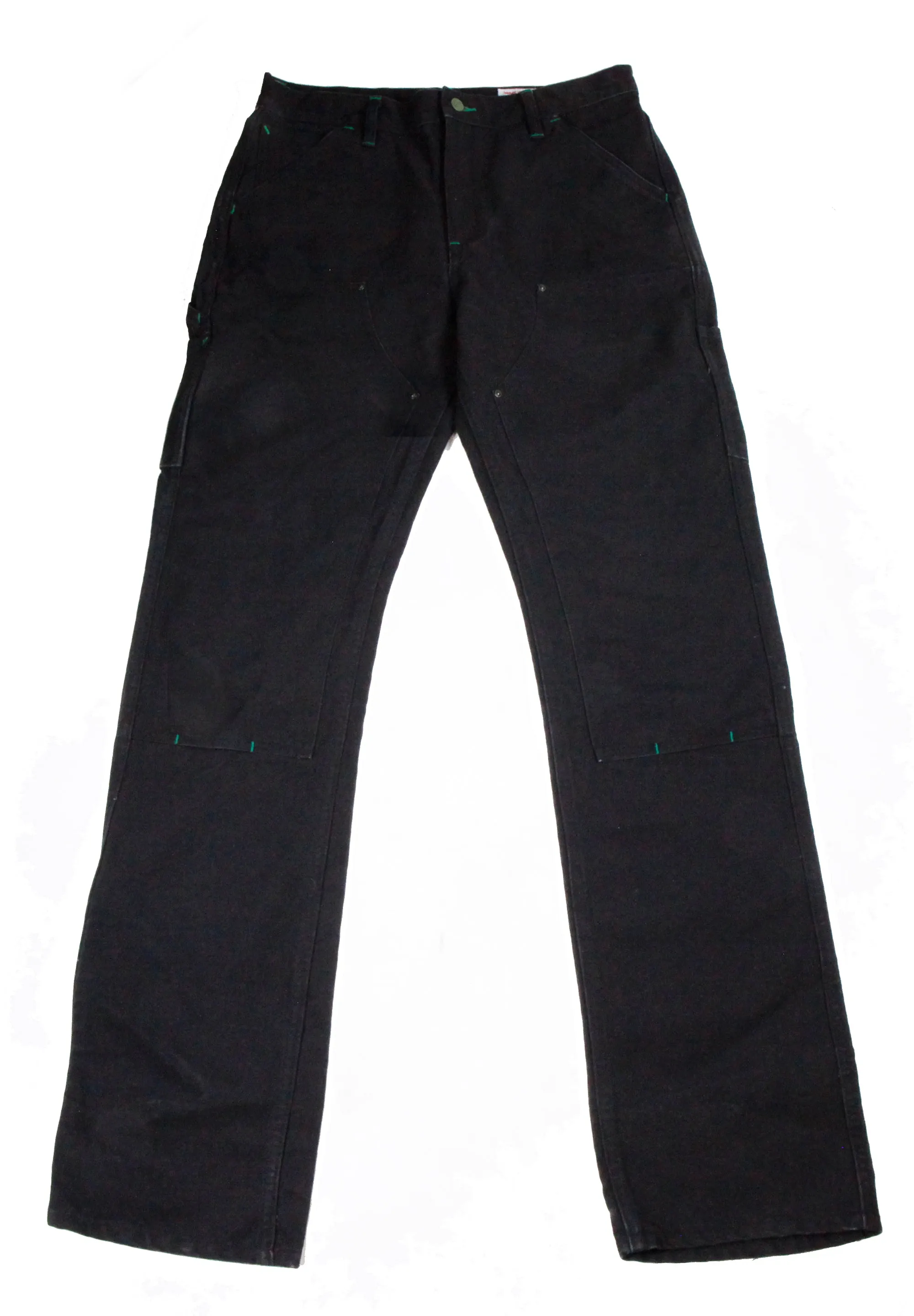 Black Mt Vernon Duck Double Knee Work Uniform  Chino