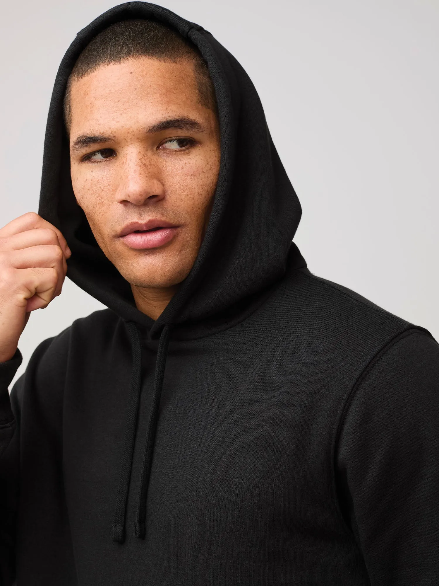 Black Pullover Hoodie