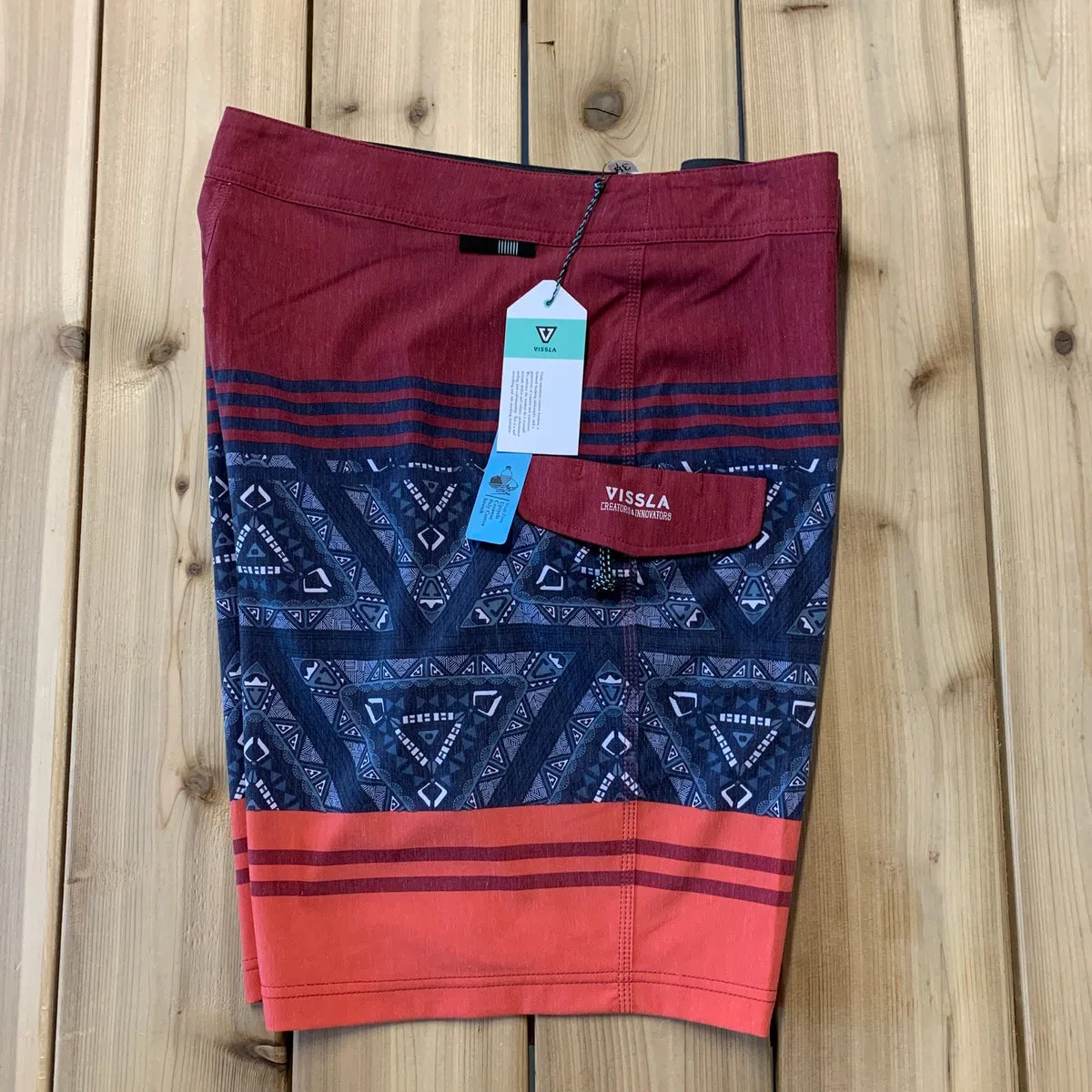 Boardshorts - Vissla Sinner Point - Red