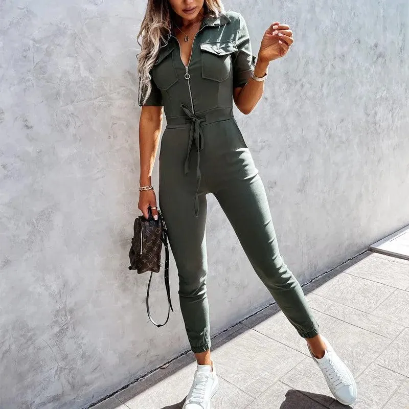 Bodycon Cropped Leg Jumpsuit Romper