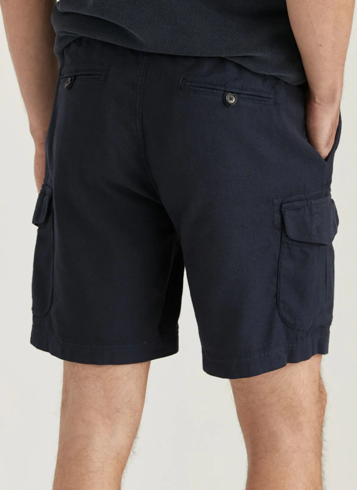 CARGO LINEN SHORTS