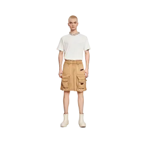 CARGO SHORTS- BEIGE