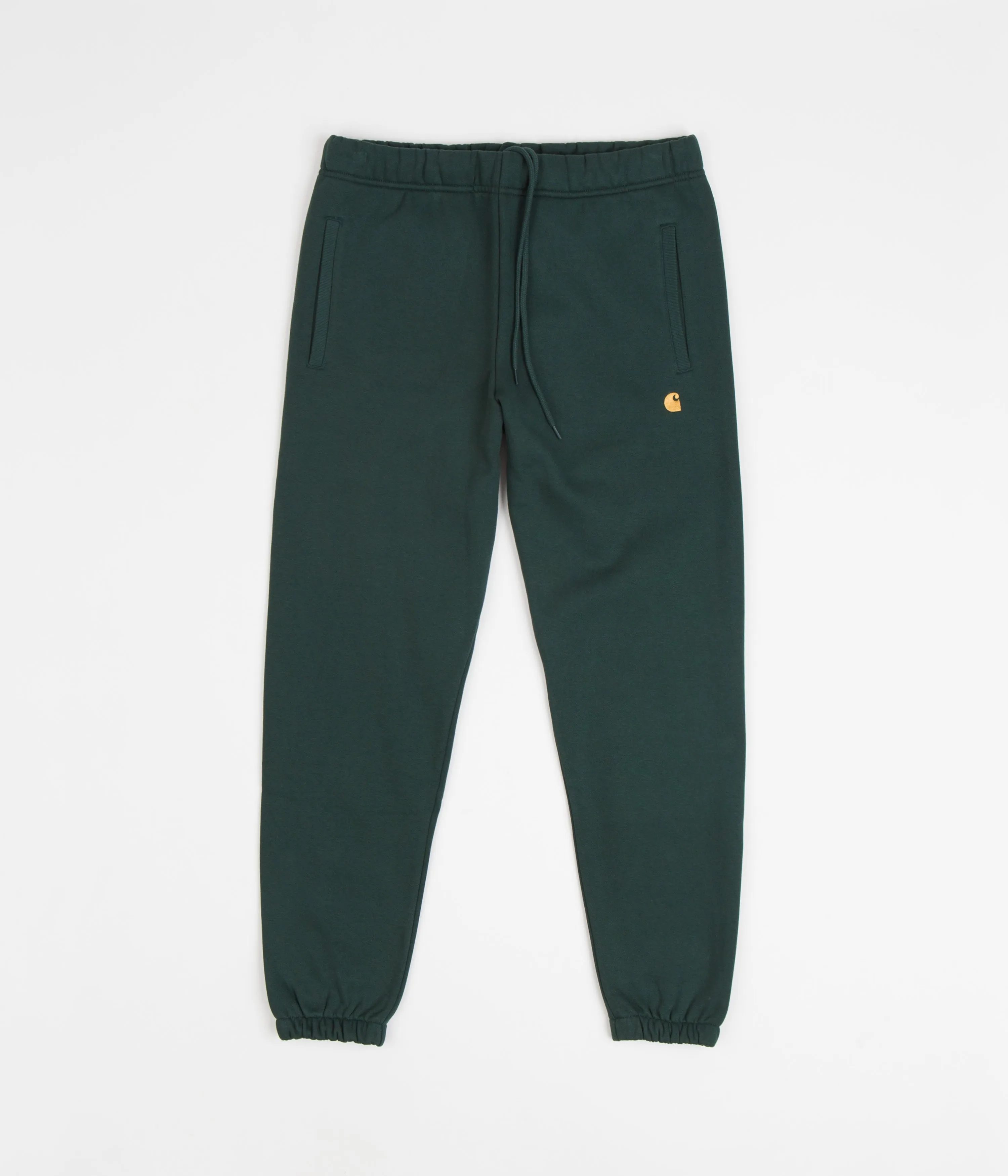 Carhartt Chase Sweatpants - Juniper / Gold