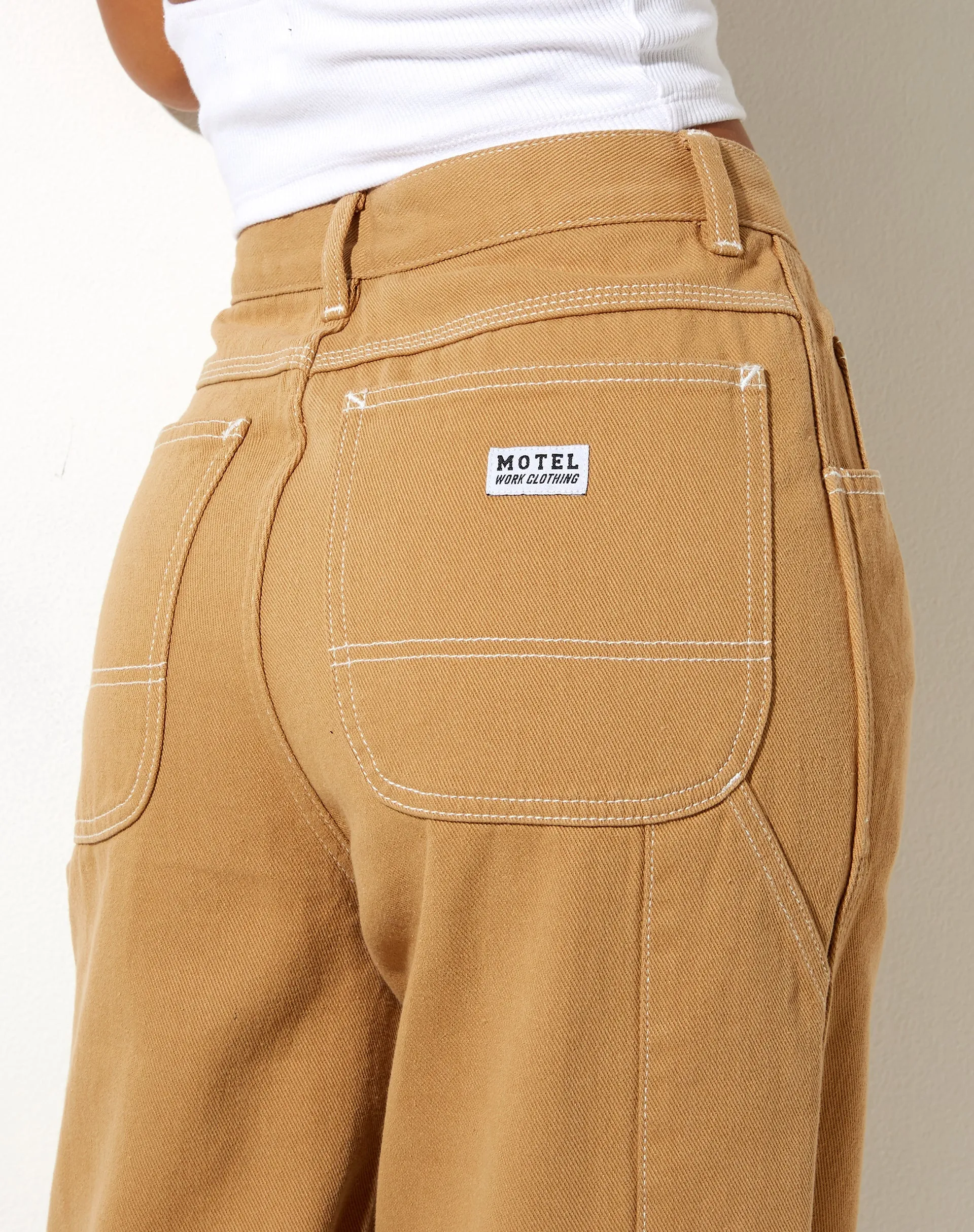 Carpenter Parallel Jeans in Camel