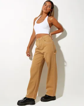 Carpenter Parallel Jeans in Camel