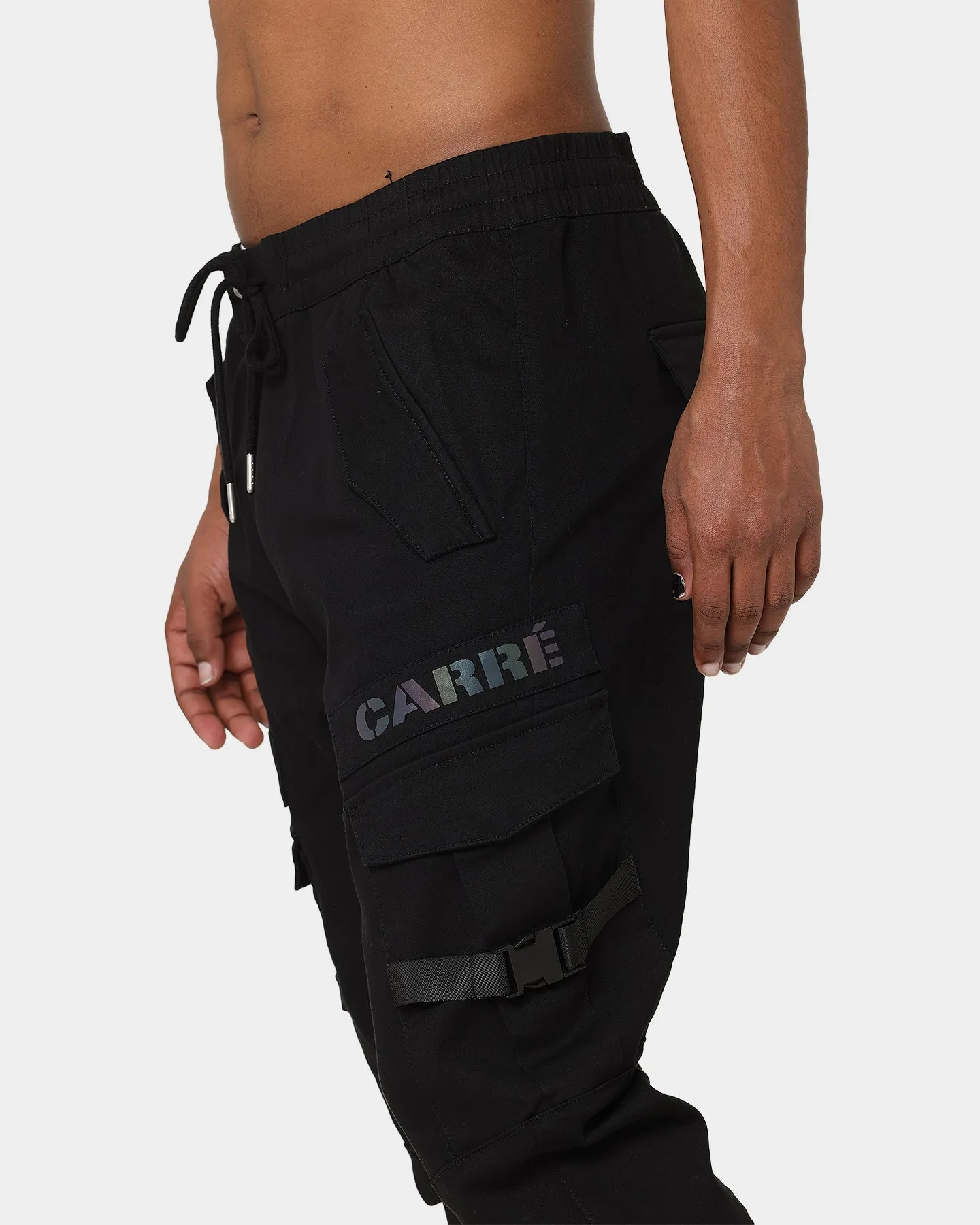 Carré Reflective Transition Cargo Joggers Black/Multi-coloured