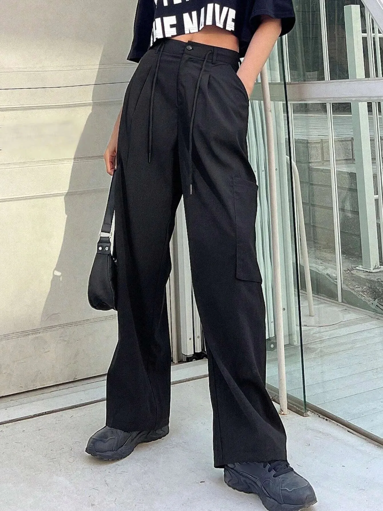 Casual Waist Cargo Pants