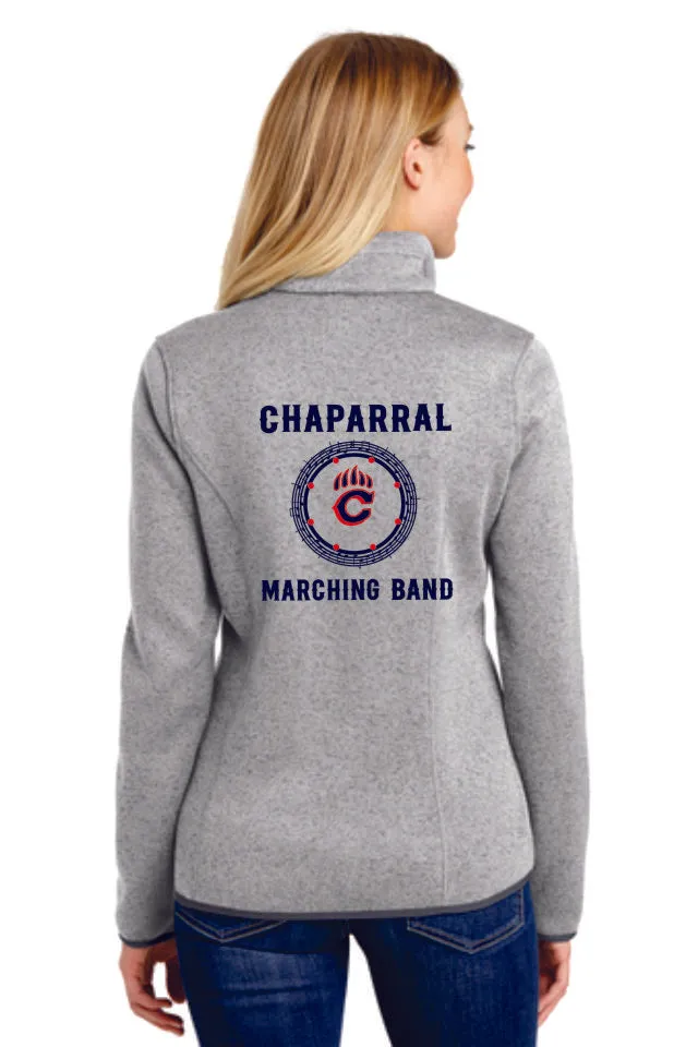 Chap Band Sweater Fleece Jacket- Ladies, Unisex sizes