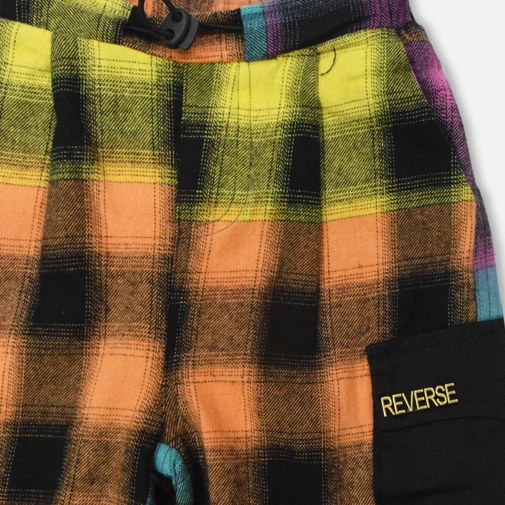 Colorful Checked Cargo Pant