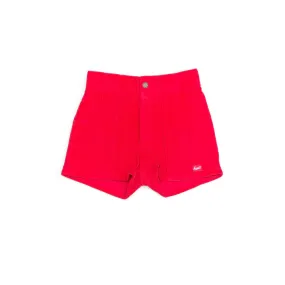 Corduroy Shorts in Red