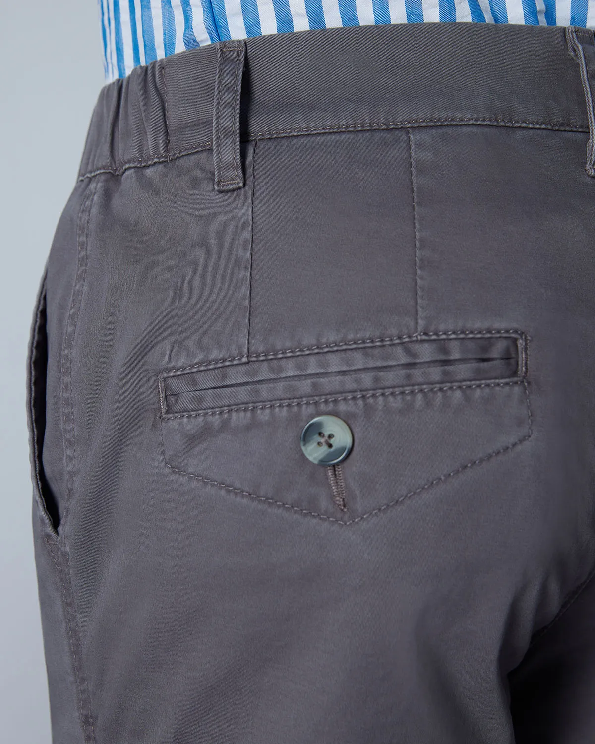 Cosmic Casual Stretch  Chinos - Grey