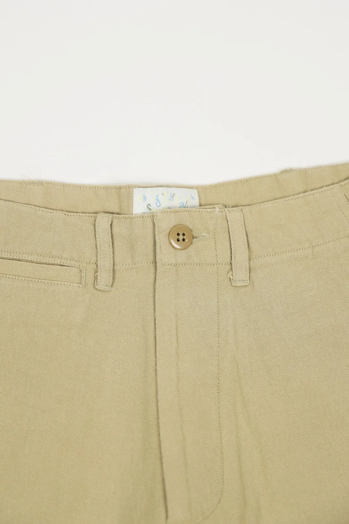 Cotton/Linen Shorts - Camp Khaki