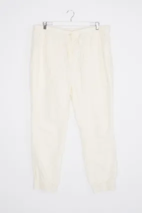 Country Road Cream Linen Blend Pants 16