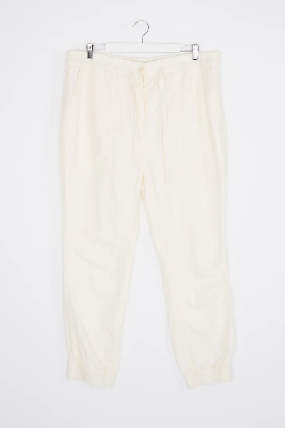 Country Road Cream Linen Blend Pants 16