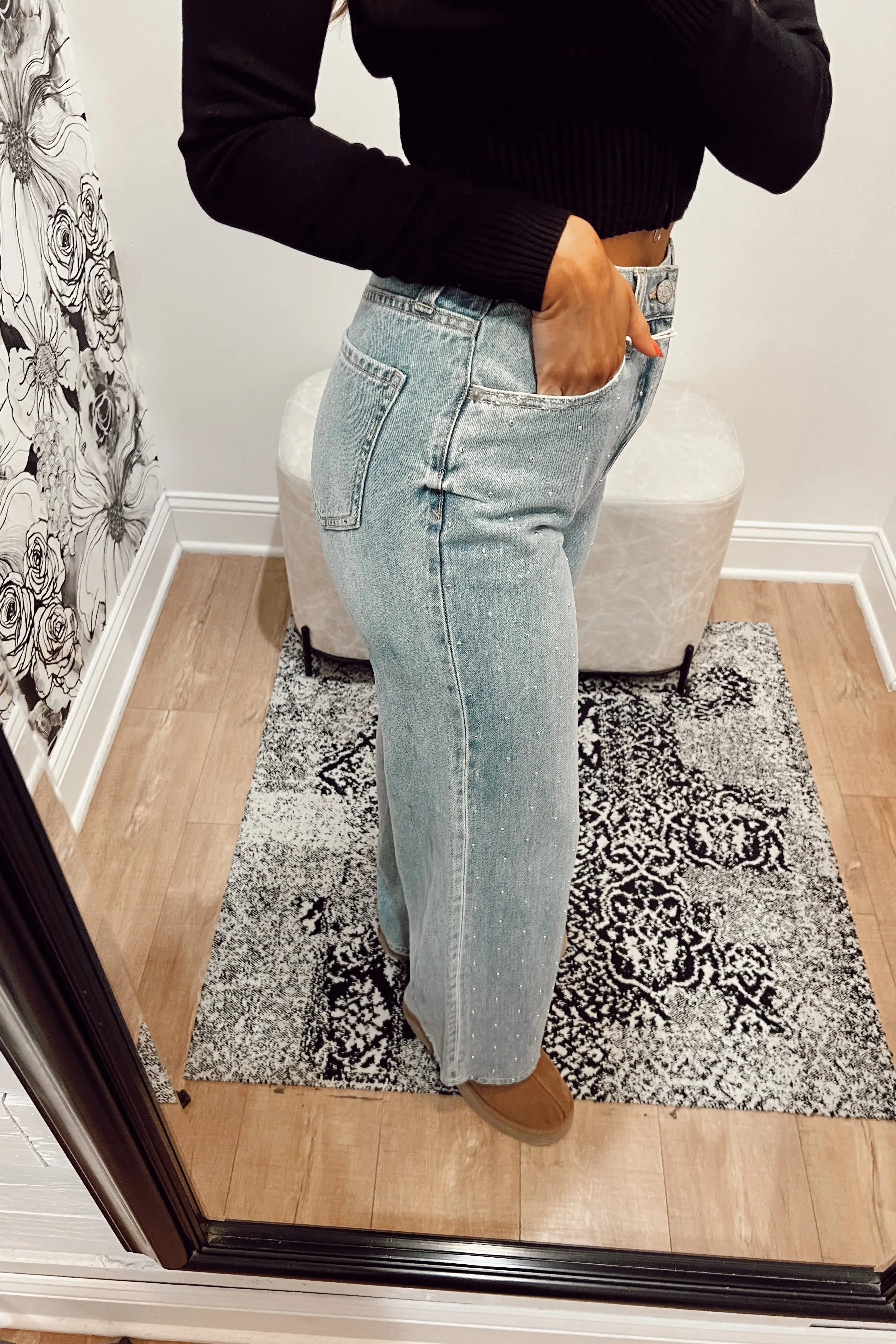 Daze Far Out Wide Leg Jeans