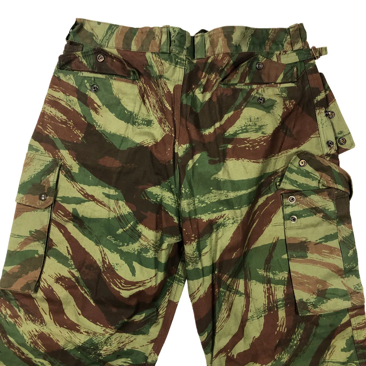 Deadstock 1st Pattern French Lizard Camo 47/56 Airborne Jump Pants w/ Suspenders