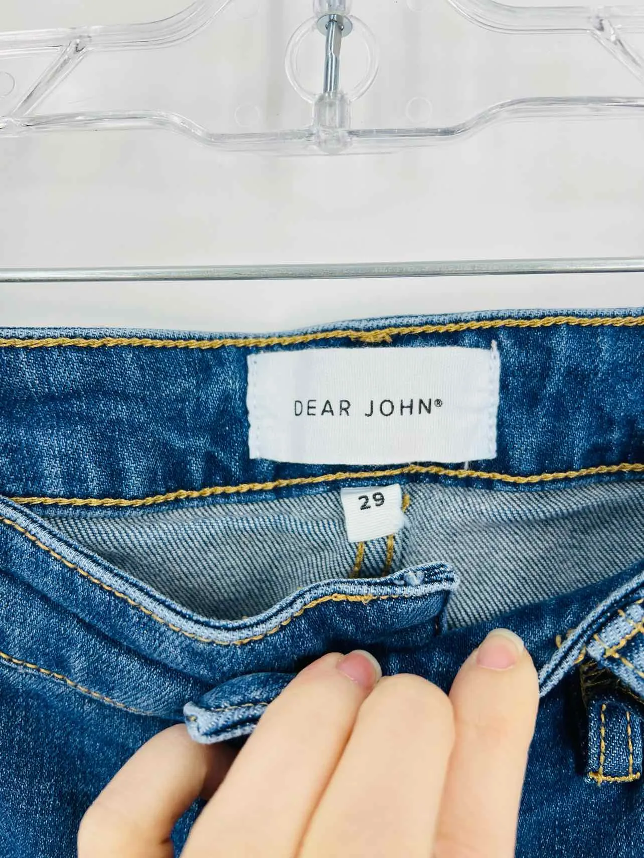 Dear John Size 29=8 Denim Frayed Premium Denim Jeans