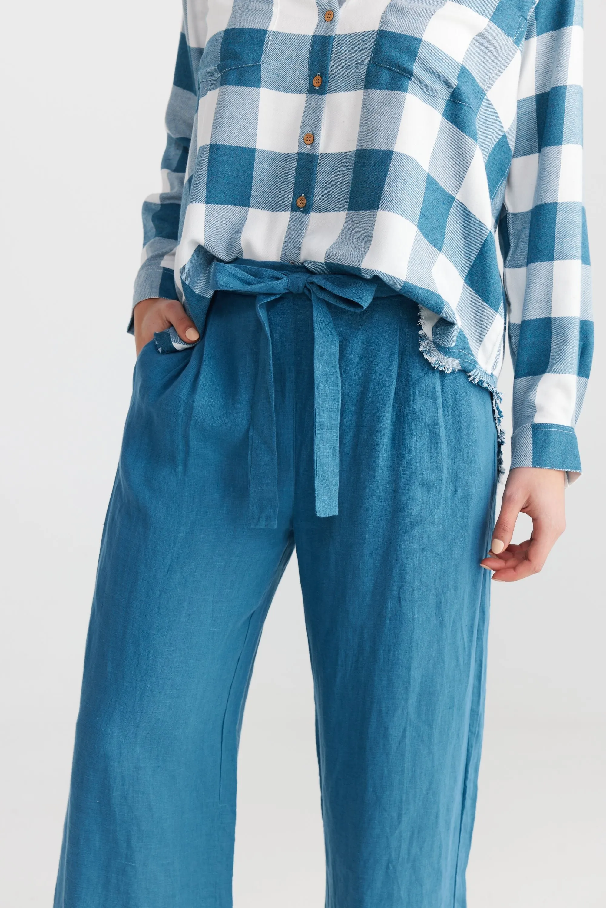 Dickens Pants (Blue Steel)