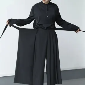 Double Trouble Wide Leg Pleated Pants