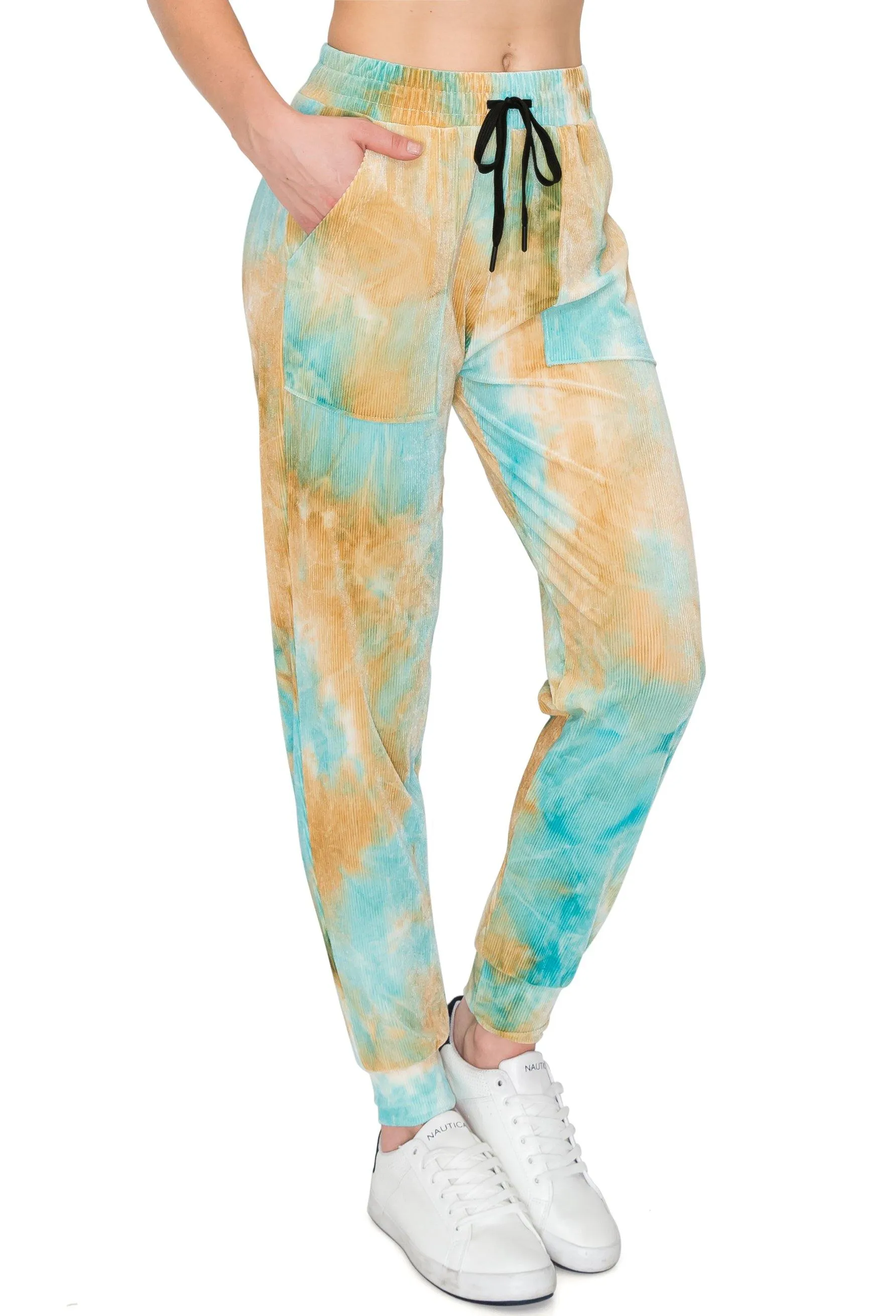 Drawstring Jogger Sweatpants - 5 Tie Dye Colors