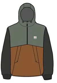 Dusk Recycled Insulated Anorak - Dusty Olive