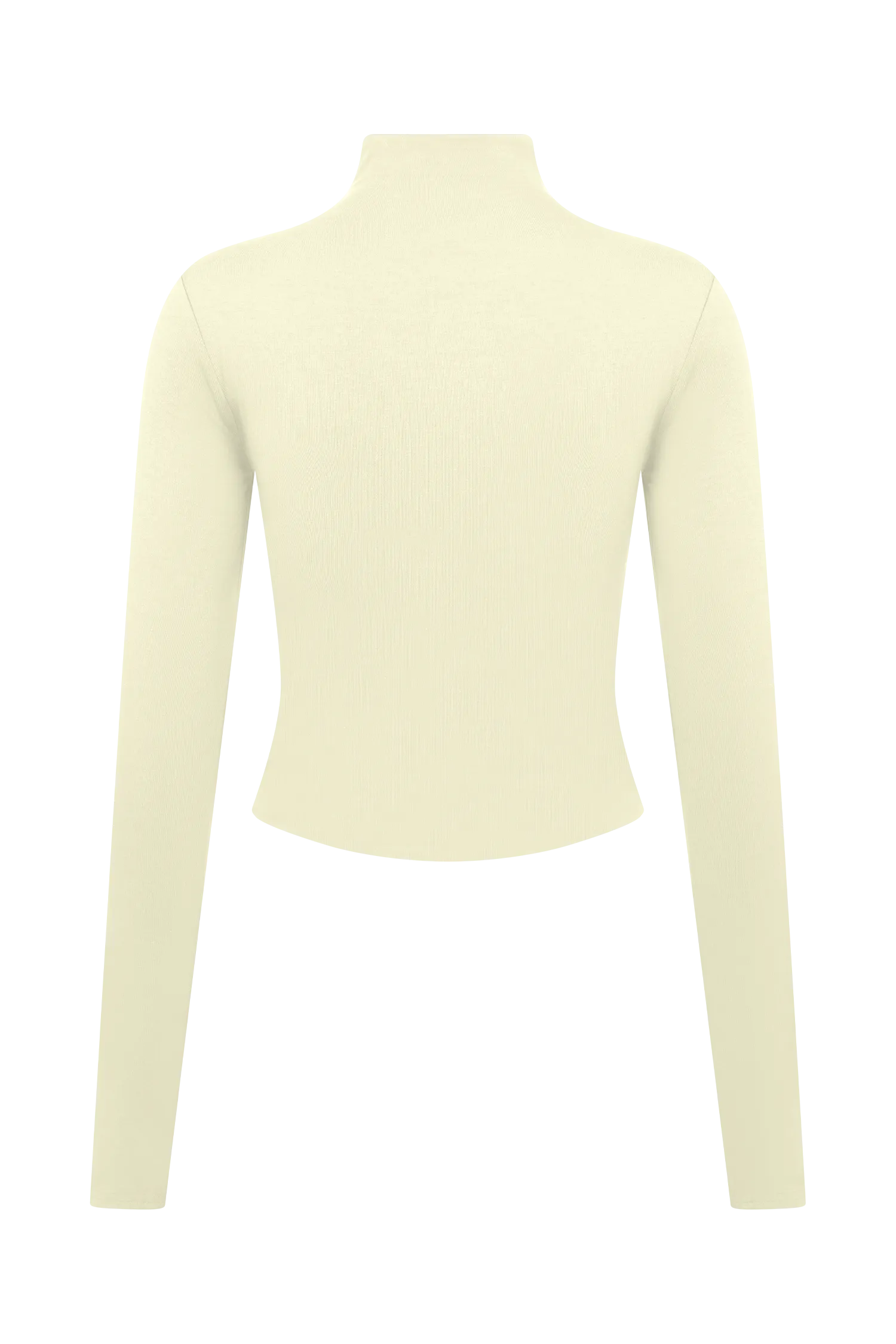 Ember Modal Long Sleeve High Neck Top - Ivory