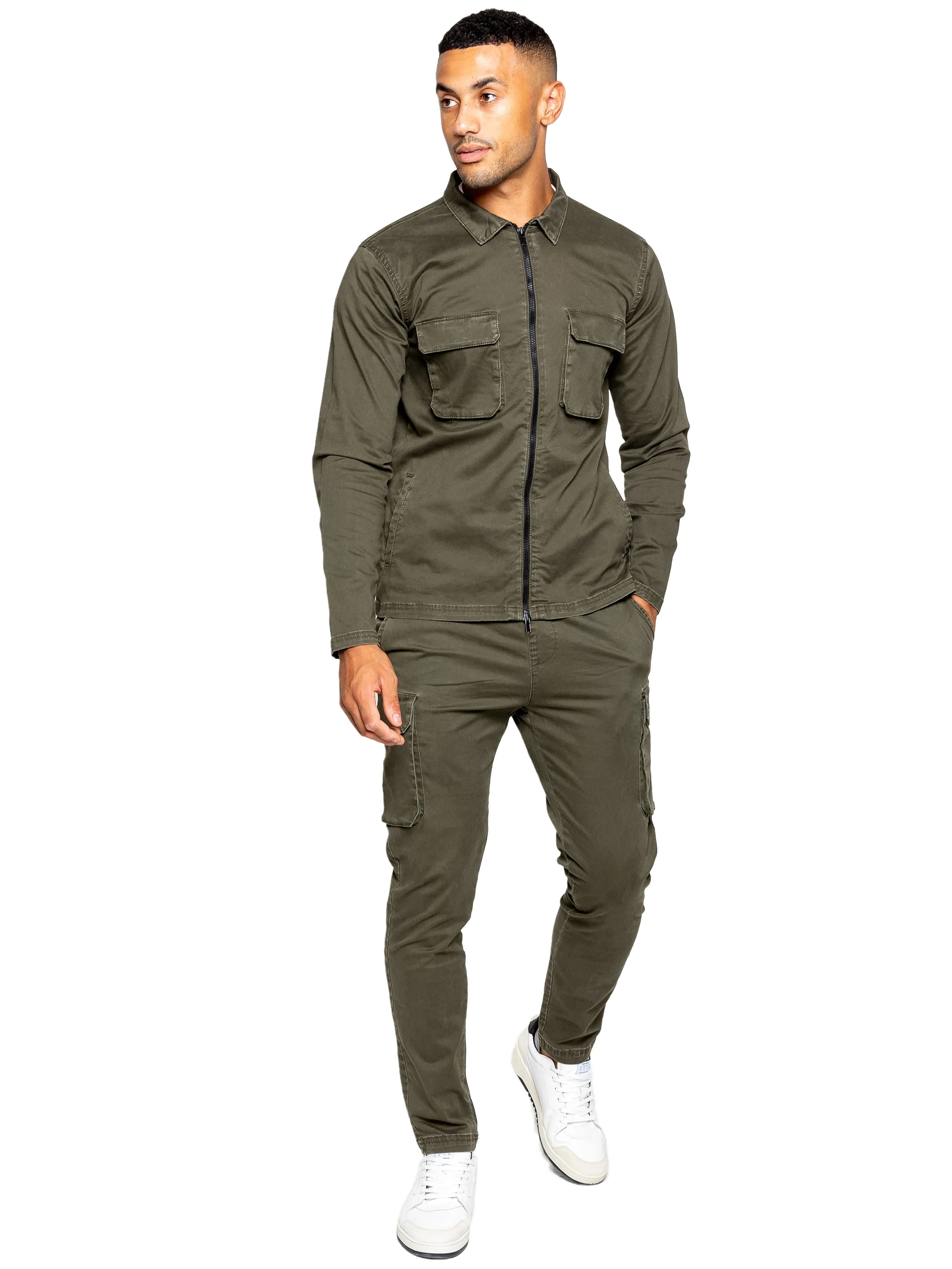 Enzo | Mens Cargo Tracksuit