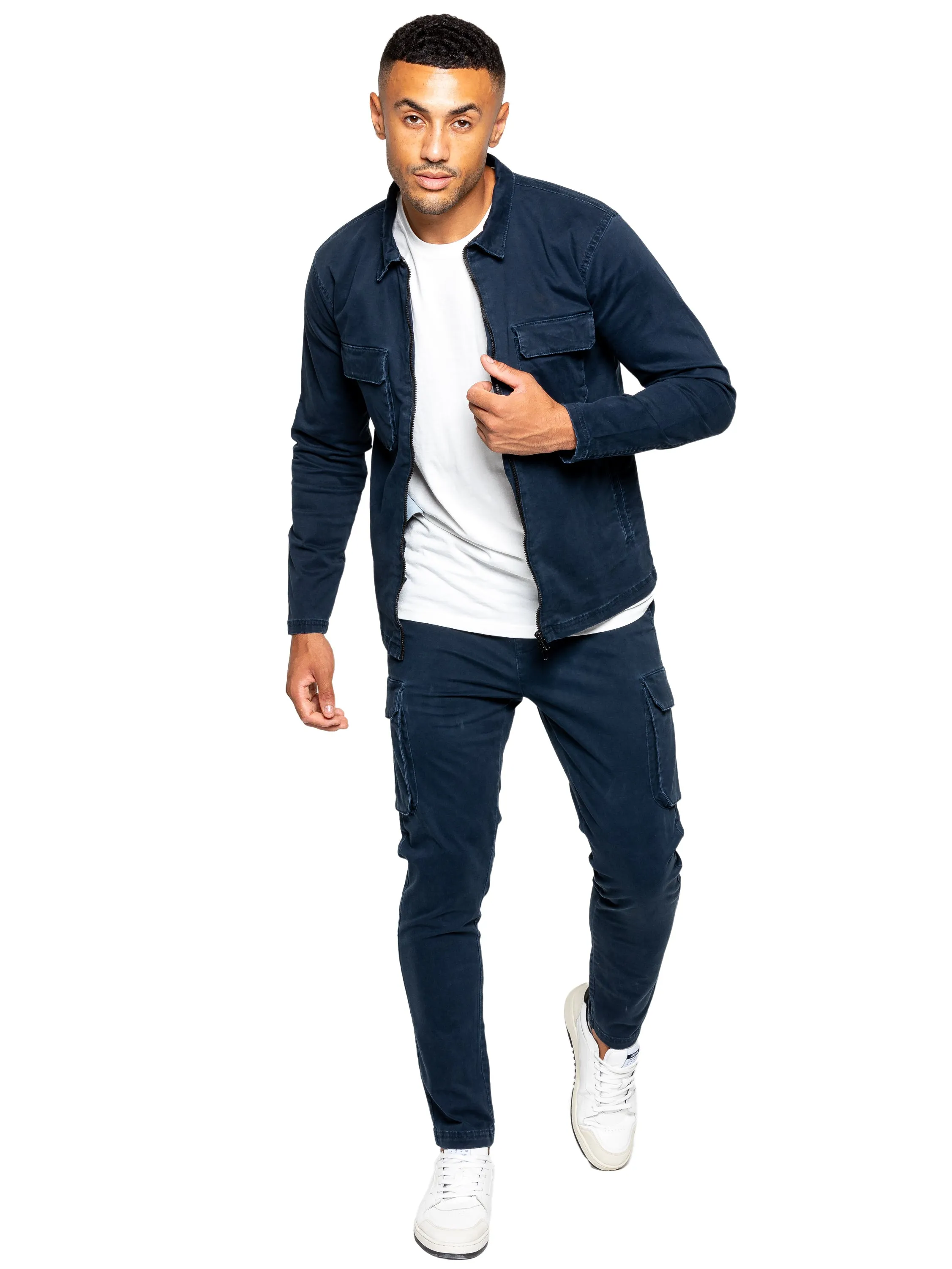 Enzo | Mens Cargo Tracksuit