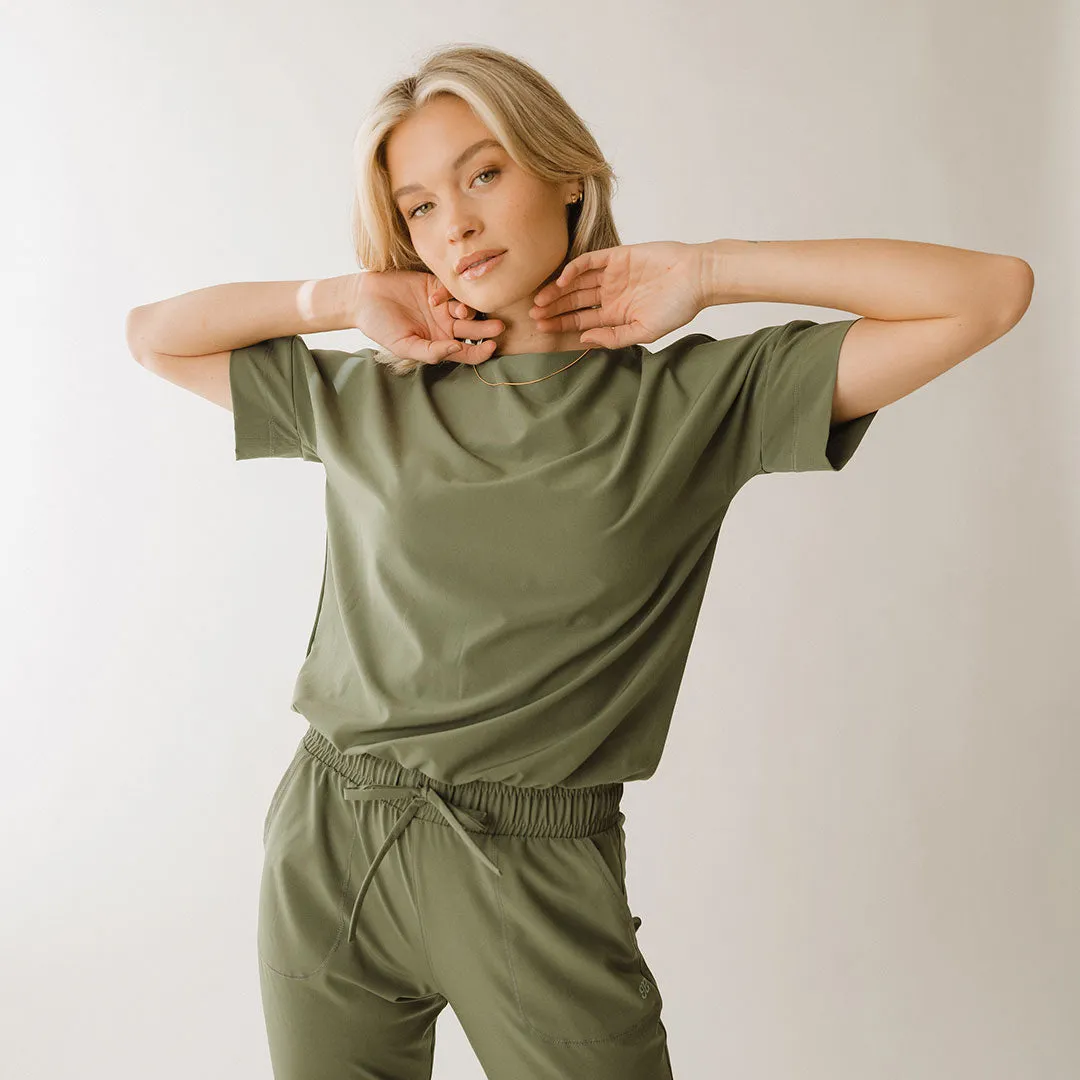 Everyday Jumpsuit, Sage