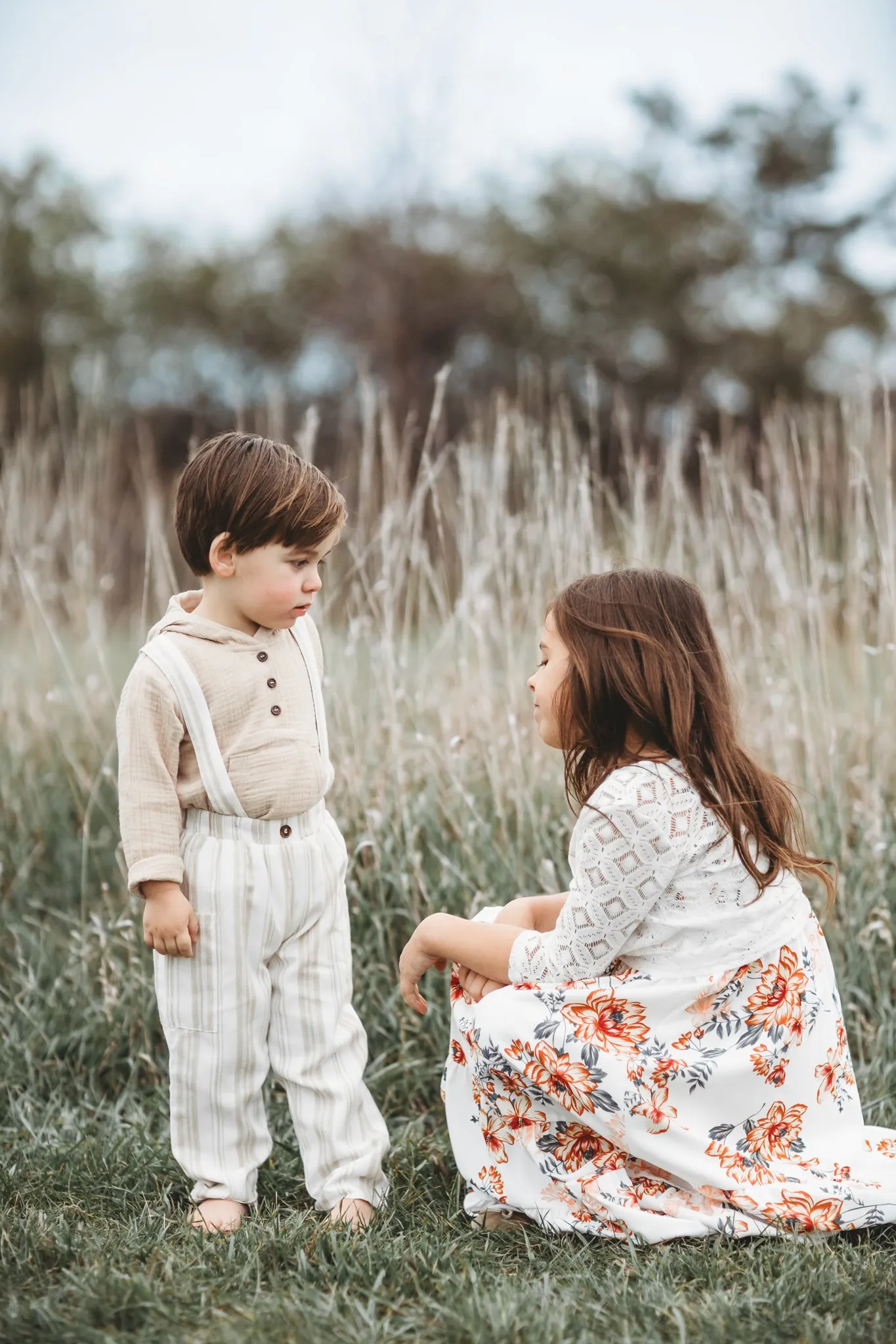 Finn Pants (desert stripe linen)