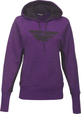 FLY RACING LACED PULLOVER HOODIE PURPLE X/2X 358-01006