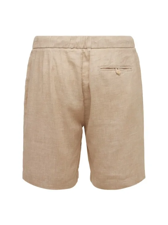 Frescobol Carioca   Felipe linen &amp; cotton shorts 