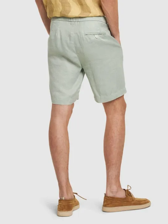 Frescobol Carioca   Felipe linen &amp; cotton shorts 